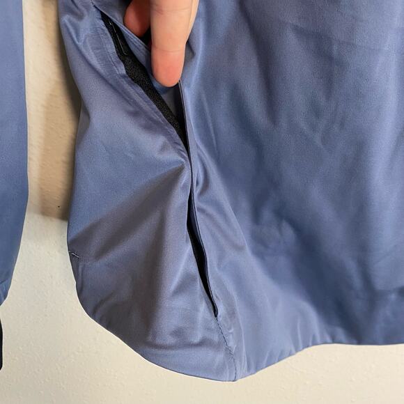 Aether Women's Jacket Shell Union Full Zip Blue Small Cycling Water Resistant - Picture 8 of 11